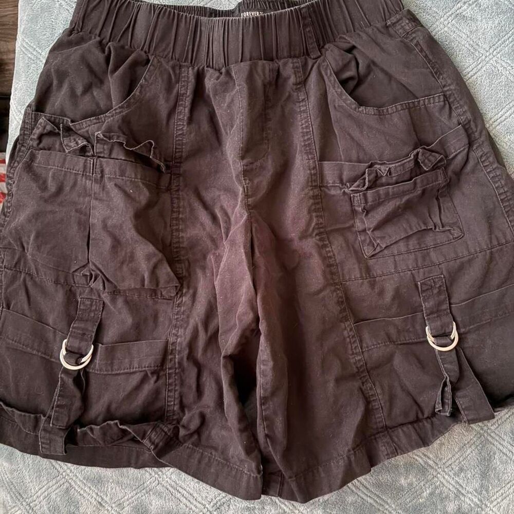Unbranded Women's Black and Brown Shorts